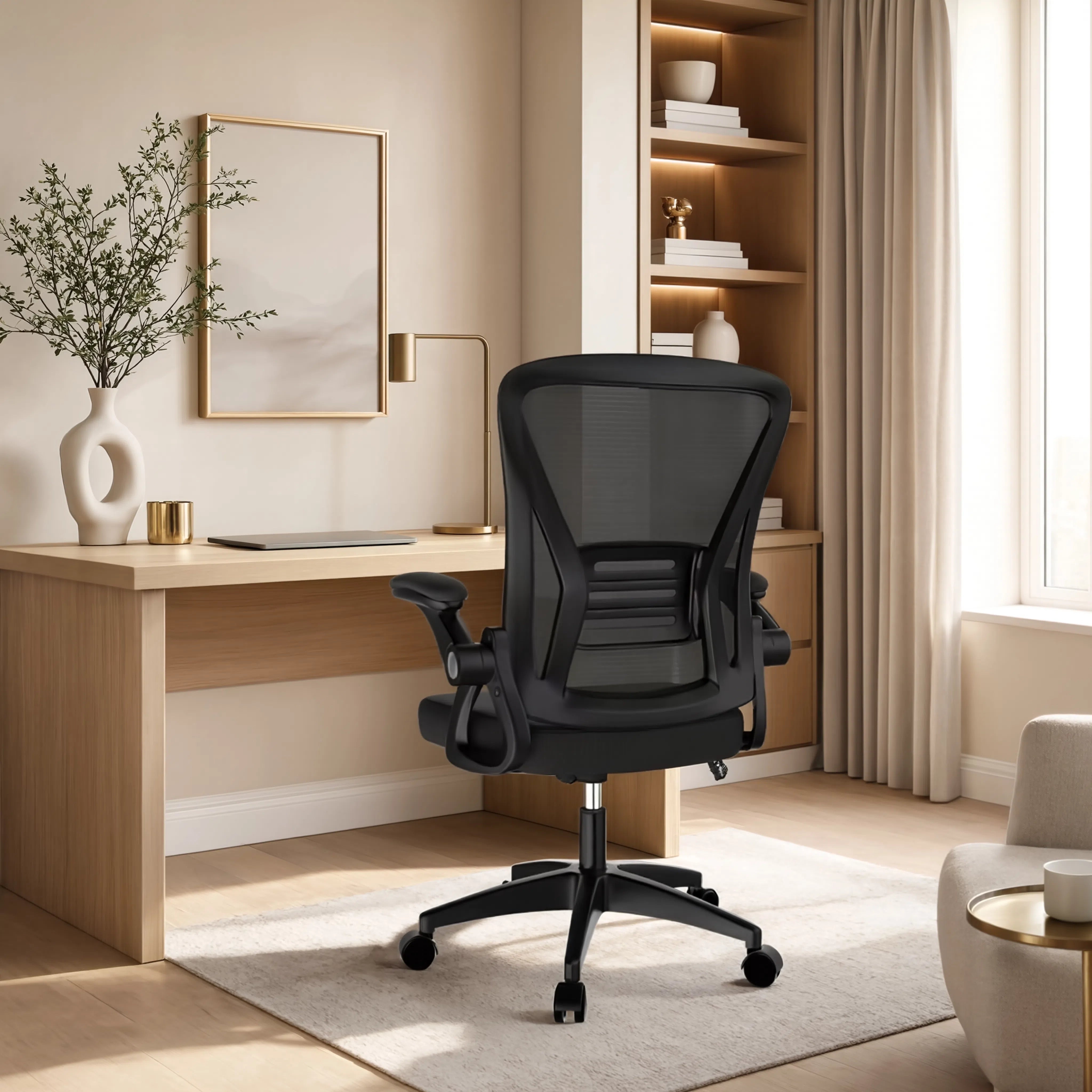 ZEN | Chaise de Bureau Ergonomique Design - Support Lombaire & Accoudoirs Réglables