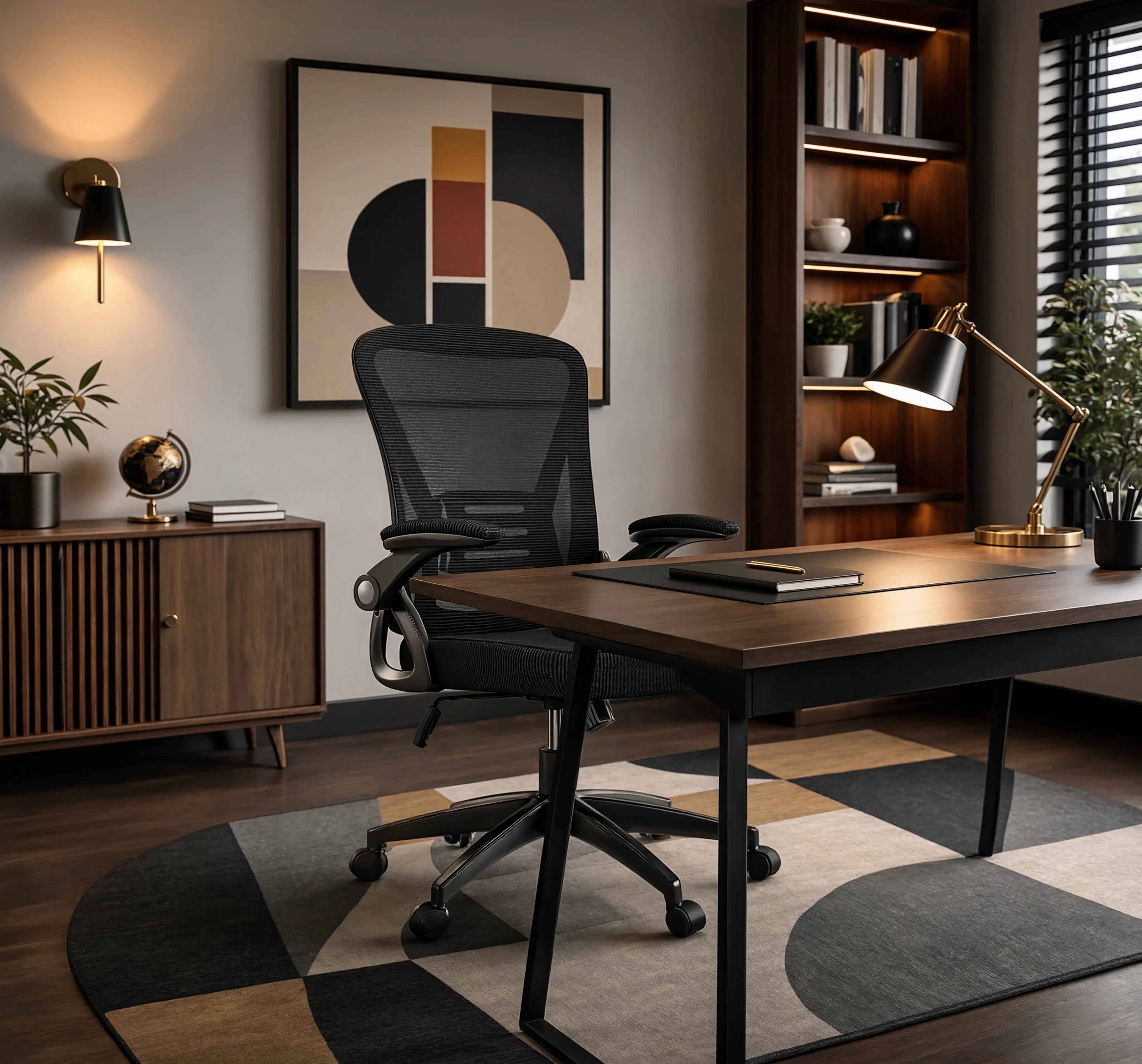 ZEN | Chaise de Bureau Ergonomique Design - Support Lombaire & Accoudoirs Réglables