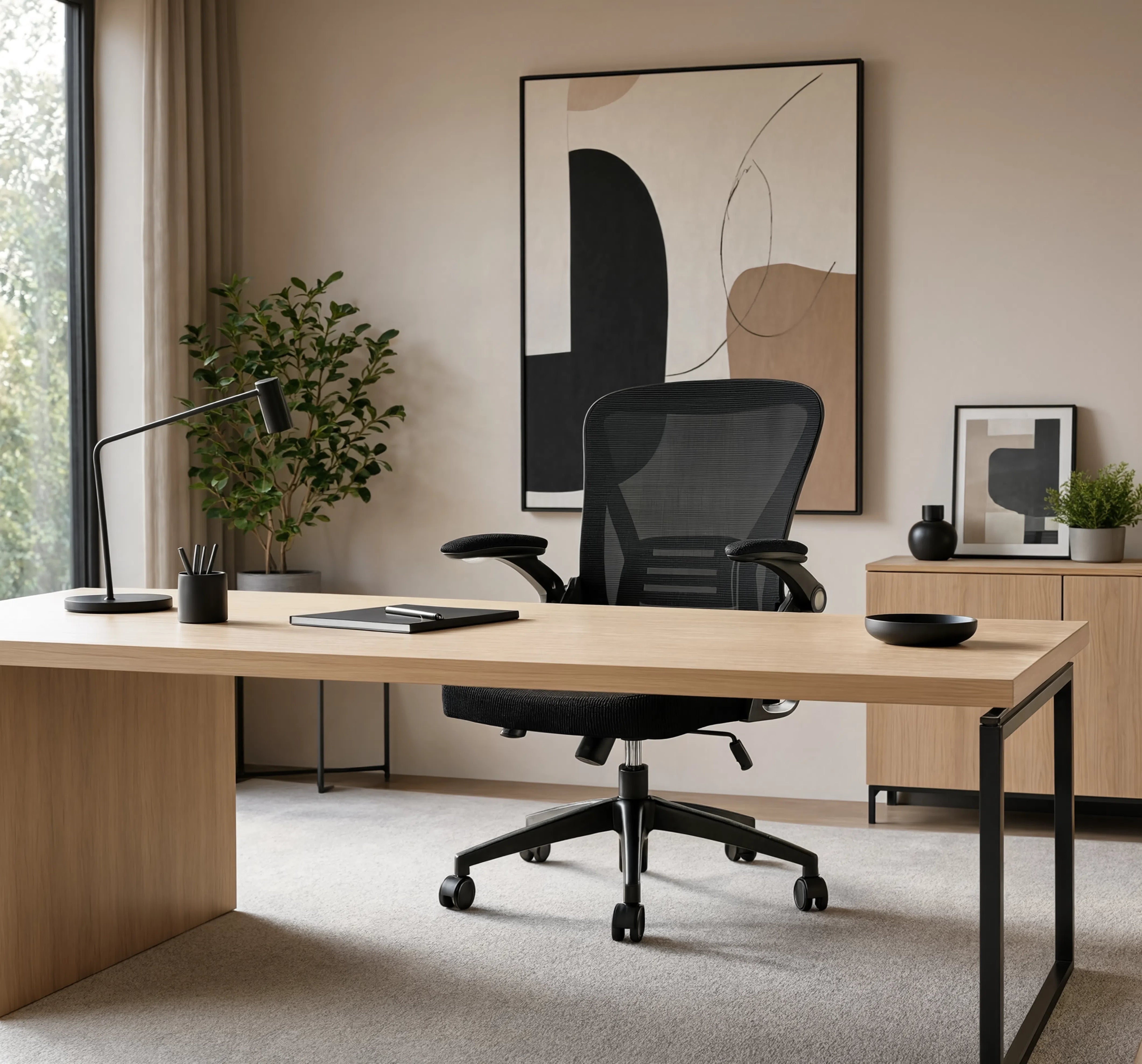 ZEN | Chaise de Bureau Ergonomique Design - Support Lombaire & Accoudoirs Réglables