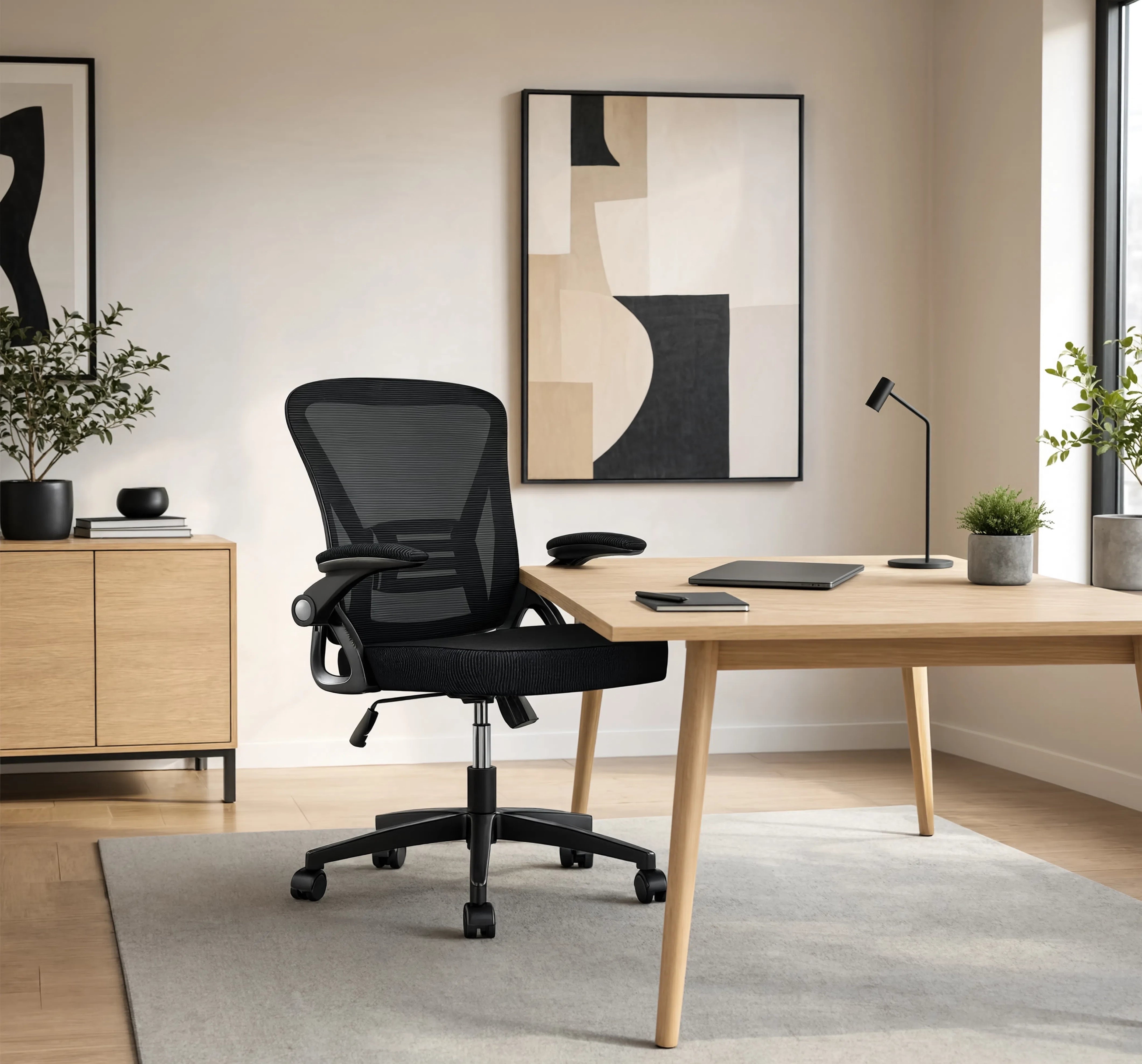 ZEN | Chaise de Bureau Ergonomique Design - Support Lombaire & Accoudoirs Réglables