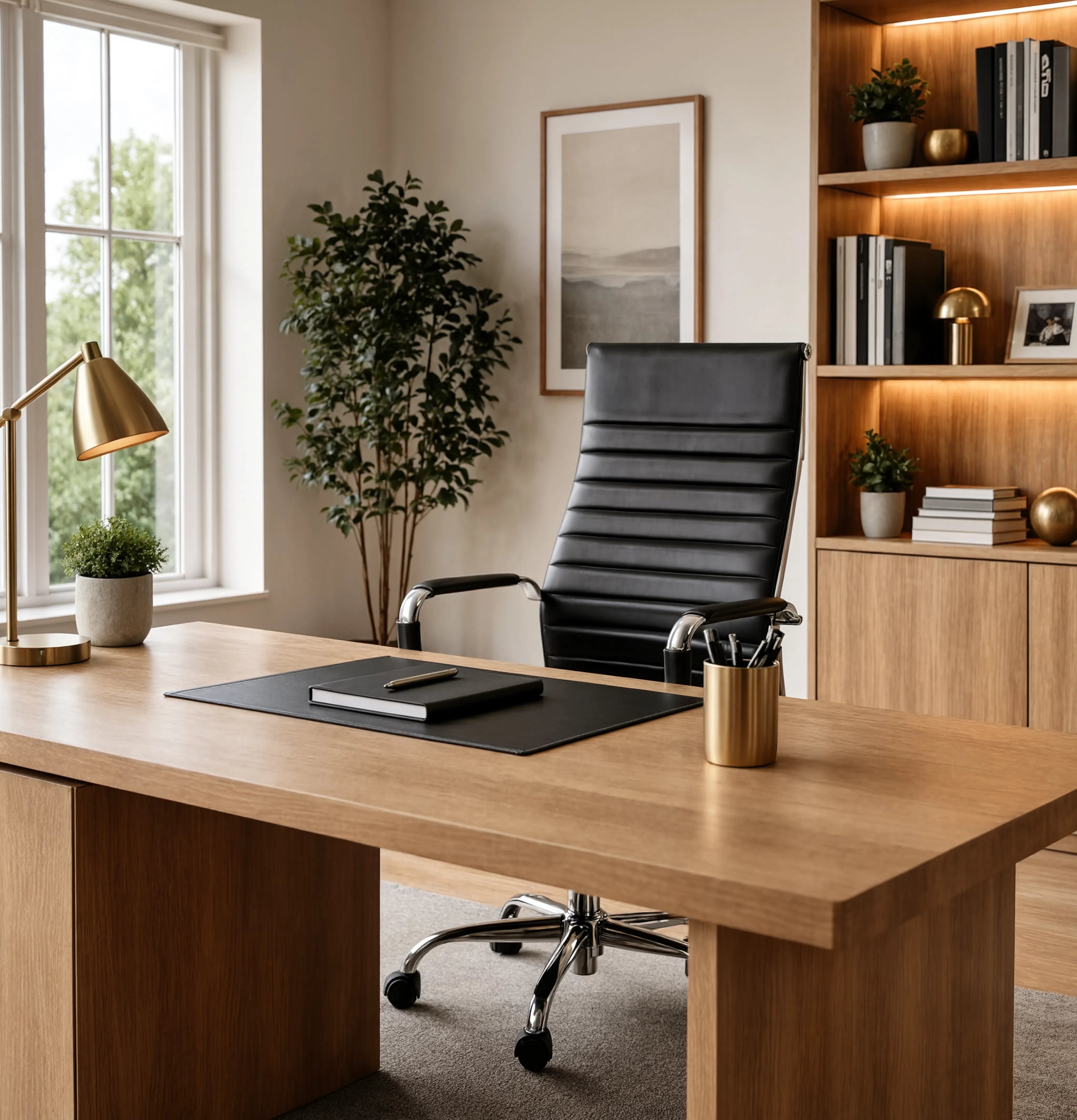 ÉMÉRGEANCE | Fauteuil de Bureau Ergonomique en Cuir